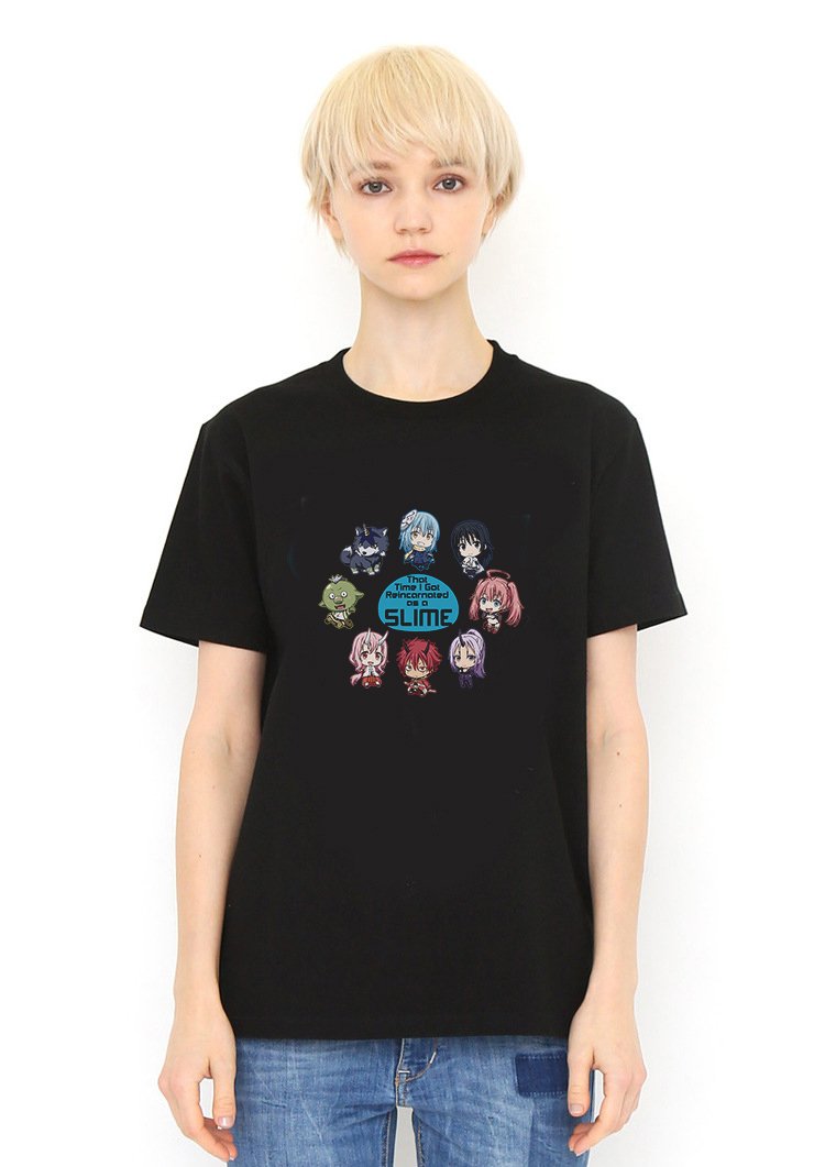 Slime Group T Shirt Black Model