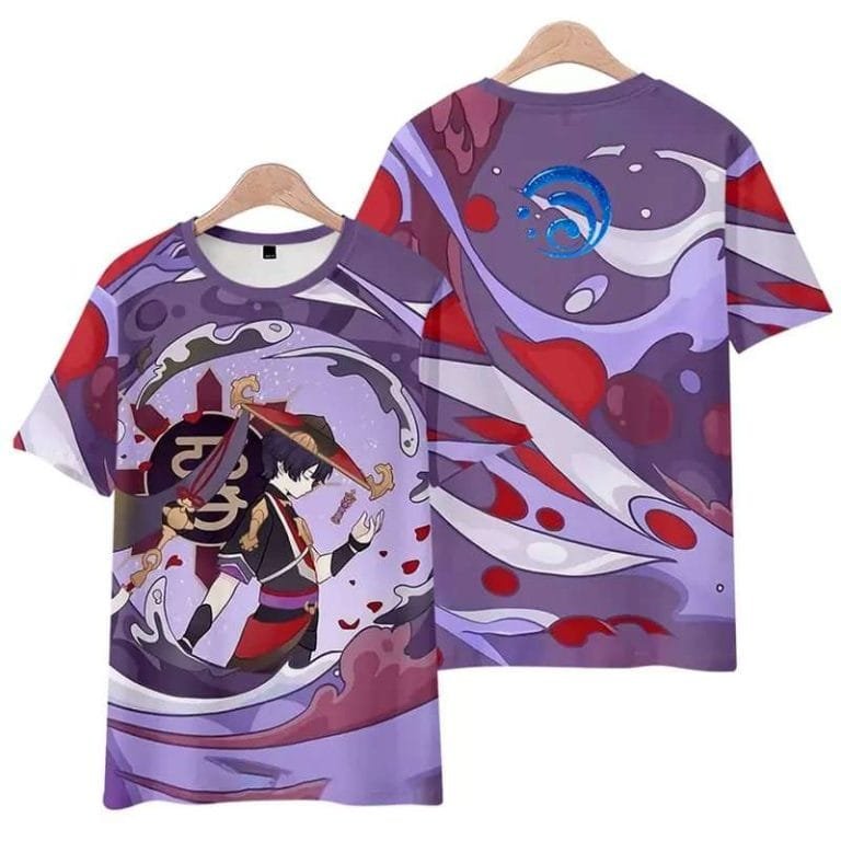 Genshin Impact, Scaramouche T-Shirt - Hakusuru Anime Clothing & Merch