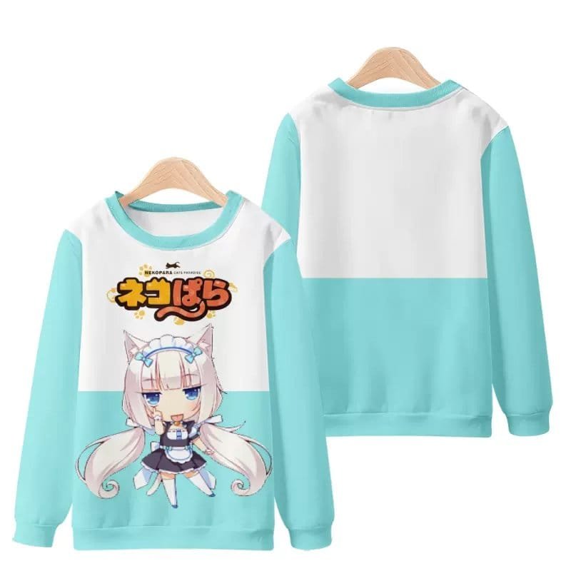 Nekopara, Vanilla Sweatshirt - Hakusuru Anime Clothing and Anime Merch