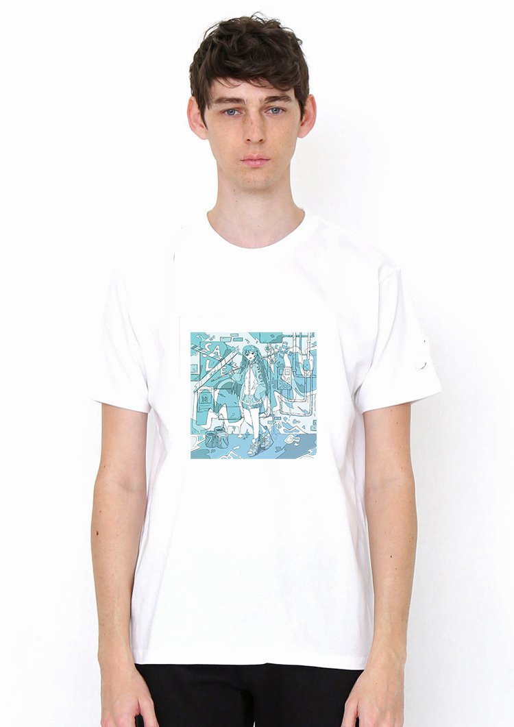 Hatsune Miku Sale White T Shirt Model