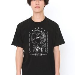 Lineart Rem White T Shirt Black Model