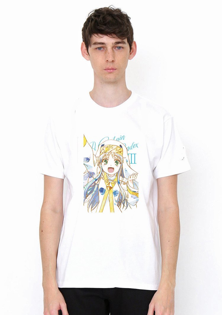 Magical Index Index T Shirt White Model