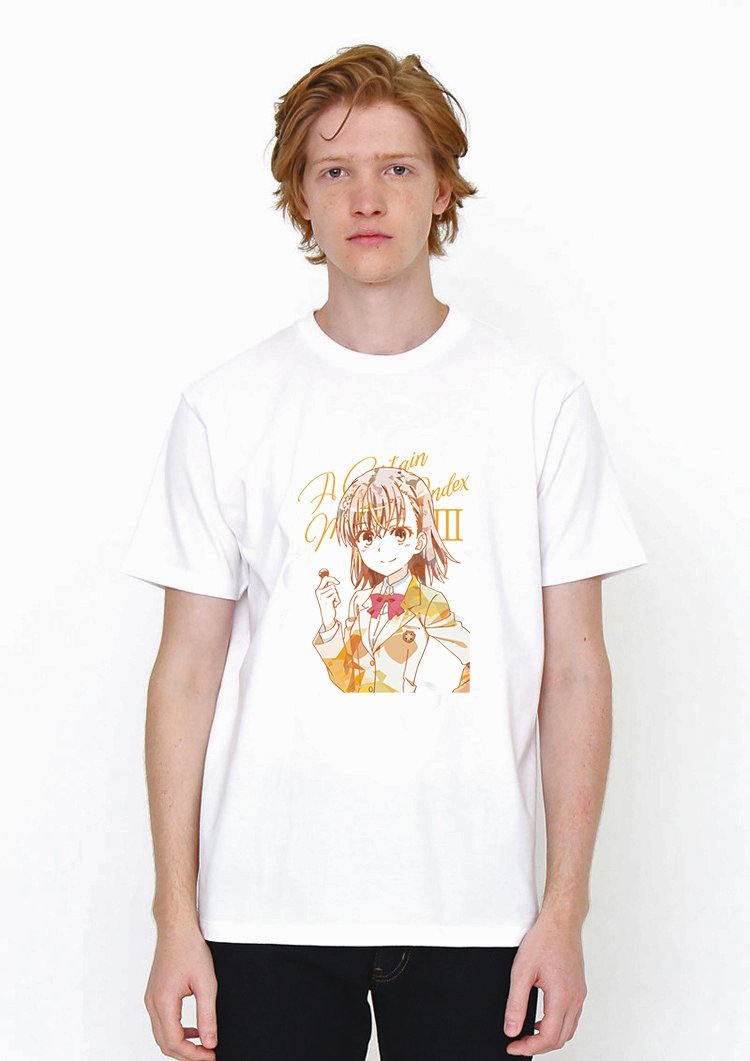 Magical Index Misaka Mikoto T Shirt White Model