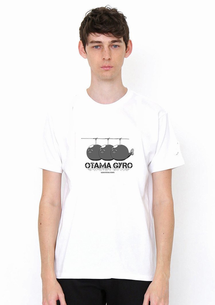 Otama Gyro White T Shirt Model