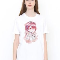 Ram Painting T Shirt White Model