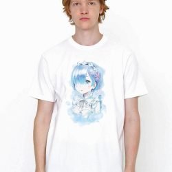 Rem Painting T Shirt White Model