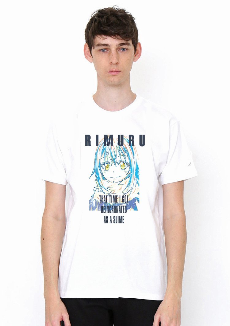 Rimeru Portrait T Shirt White Model