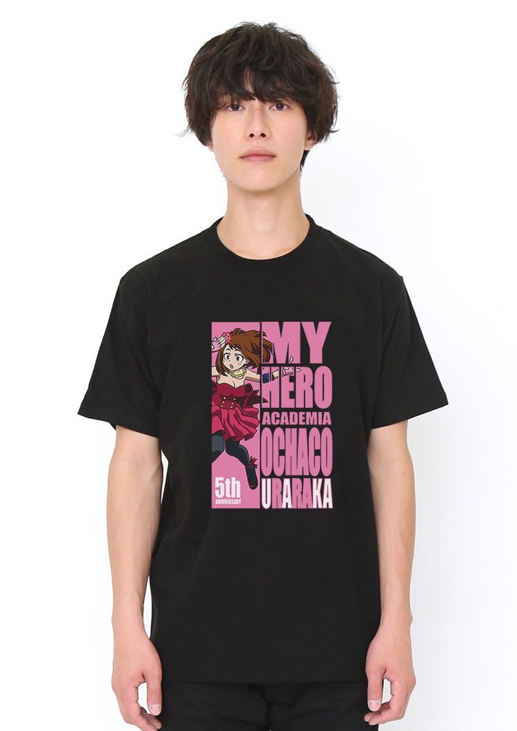 Ochaco Uraraka Black T Shirt Model