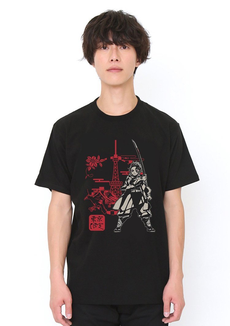 Tanjiro Black 1 T Shirt Model