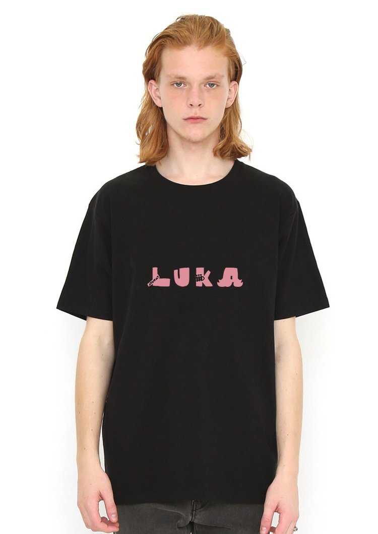 Vocaloid Luka Black T Shirt Model