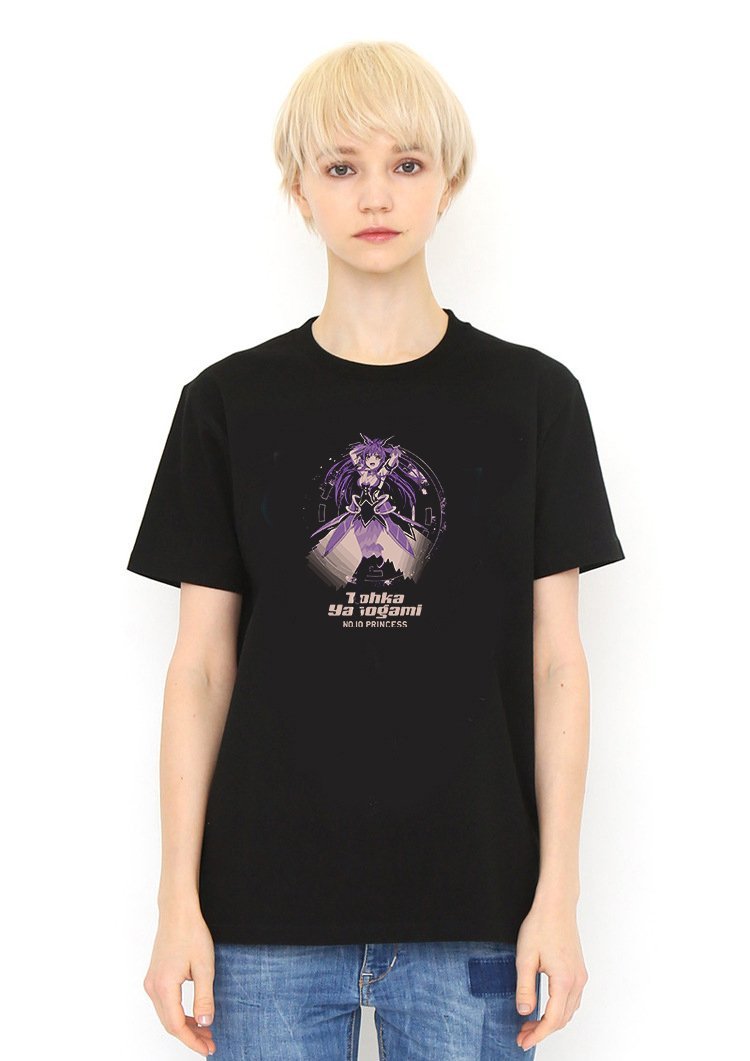 Yatogami Tohka Black T Shirt Model