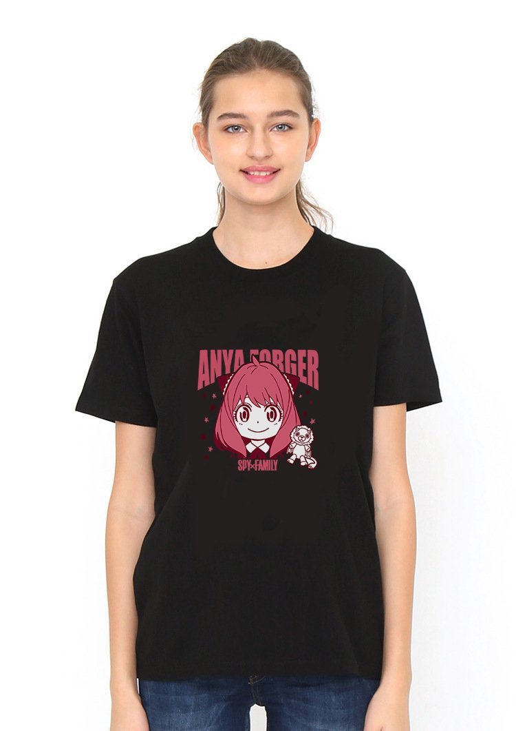 Anya Forger Black T Shirt Model