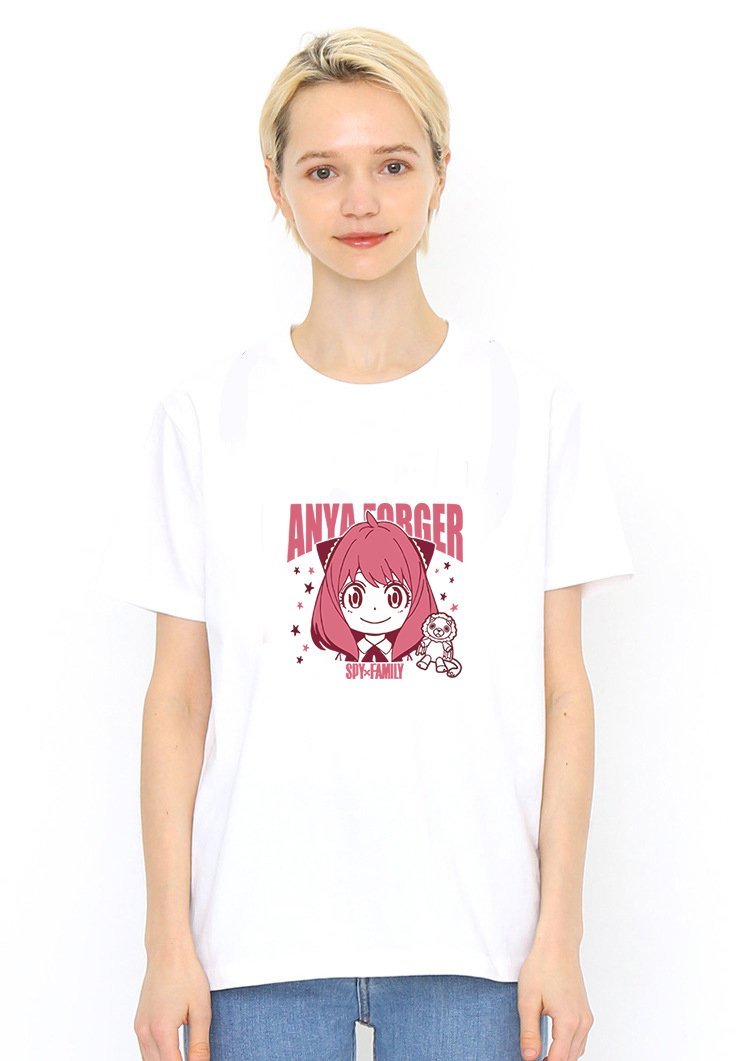 Anya Forger White T Shirt Model