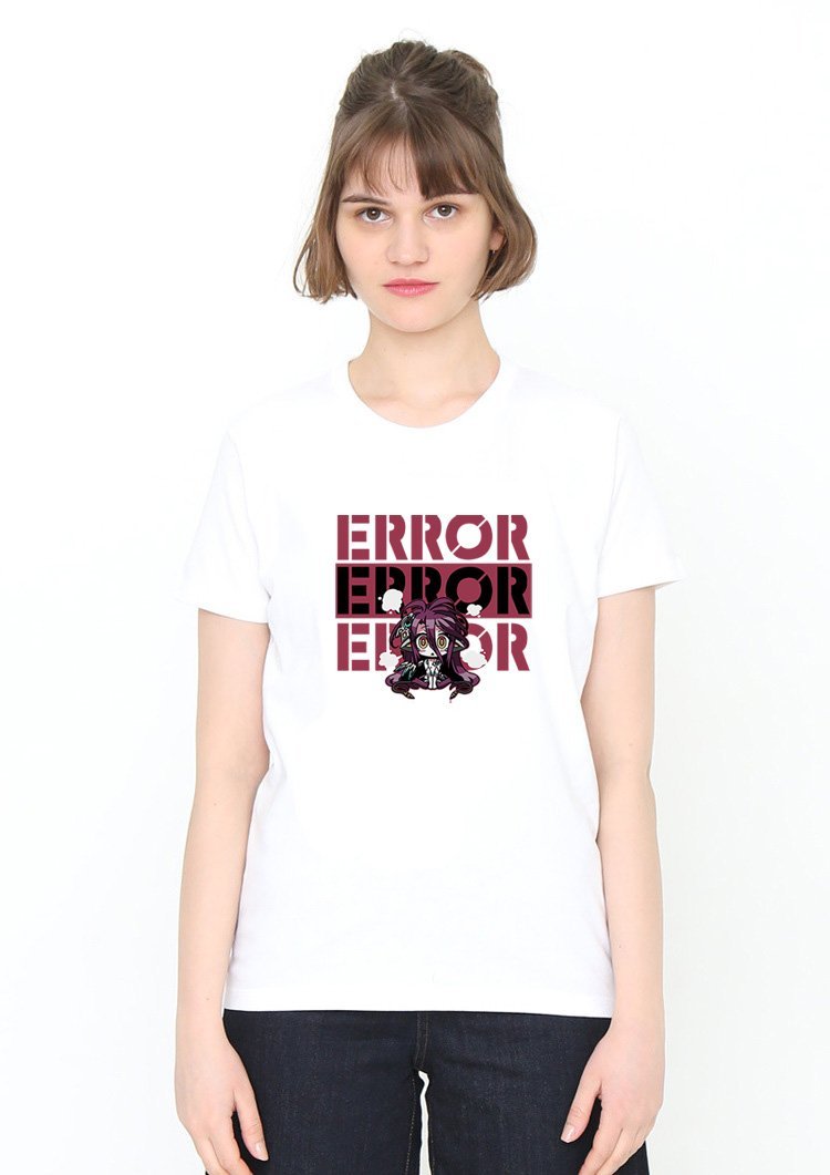 Error Error Error White T Shirt Model