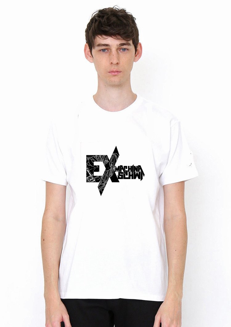 Ex Machina Schwi White T Shirt Model