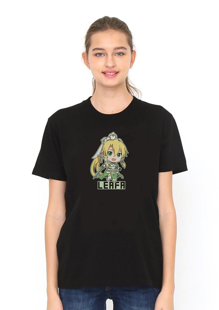 Leafa Black T Shirt Model