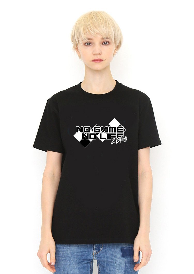 No Game No Life Zero Black T Shirt Model