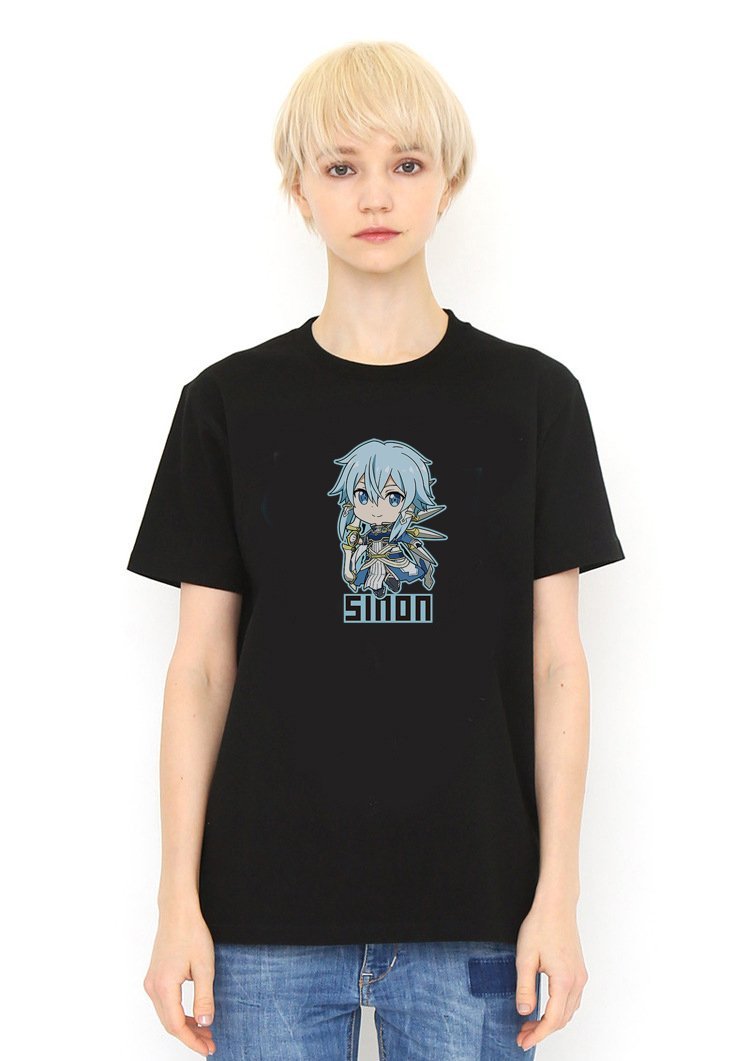 Sinon Black T Shirt Model