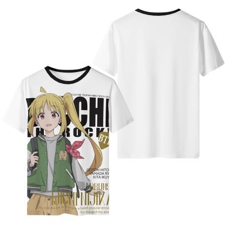 Bocchi the Rock! Full Graphic T-Shirt, Nijika Ijichi - Image 2