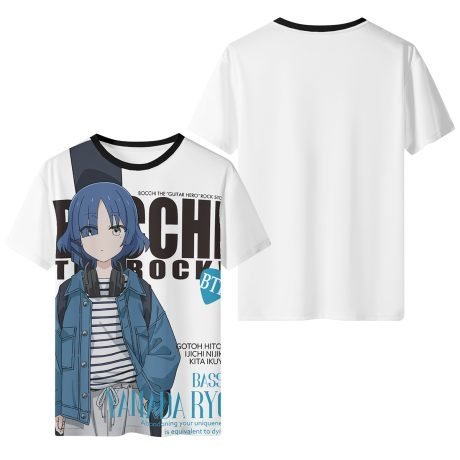 Bocchi the Rock! Full Graphic T-Shirt, Ryo Yamada - Image 2