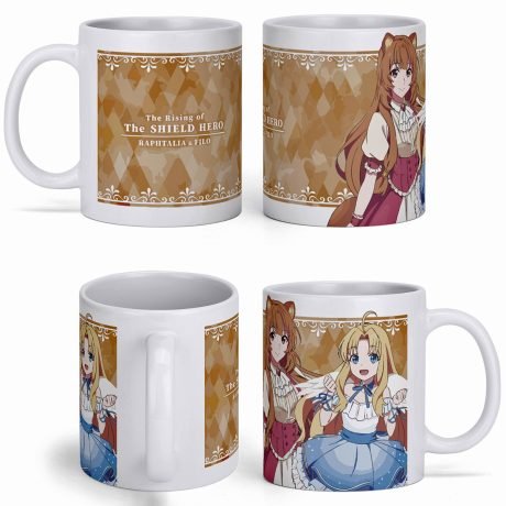 Rising Of The Shield Hero Mug, Raphtalia and Filo - Image 2