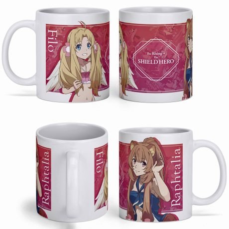 Rising Of The Shield Hero Mug, Raphtalia and Filo - Image 2