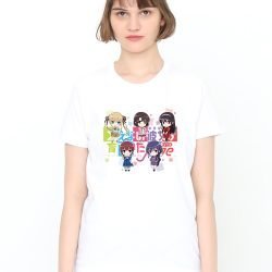 Saekano 1 White T Shirt Model