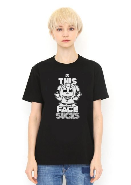 Pop Team Epic T-Shirt, This Face Sucks - Image 2