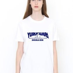 YuruCamp Shima Rin White T Shirt Model