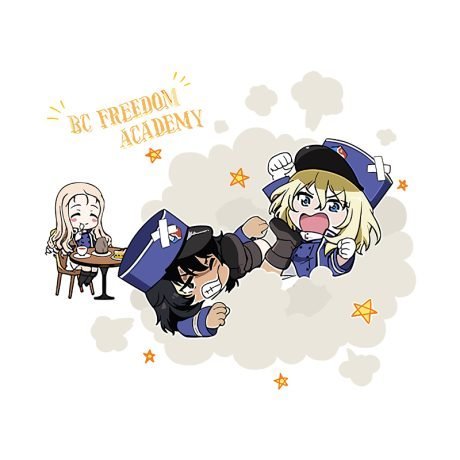 Girls und Panzer, BC Freedom Academy T-Shirt - Image 3