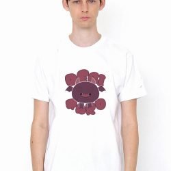 Debitaro White T Shirt Model