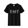 E M T Black T Shirt