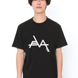 Eva Logo Black T Shirt Model