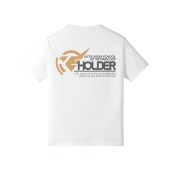 Holder White T Shirt Back