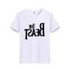 The Beast Black Logo White T Shirt