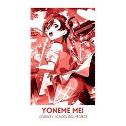 School Idol Project Yonemo Mei Art Preview