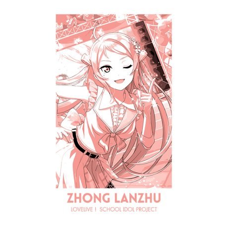 Love Live! Zhong Lanzhu T-Shirt - Image 2