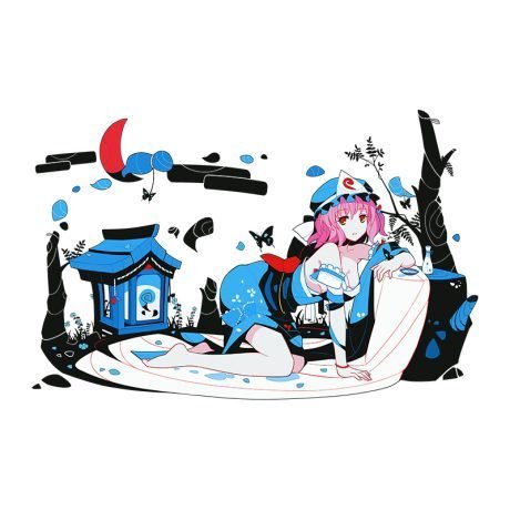 Touhou Project, Yuyuko Saigyouji T-Shirt - Image 3