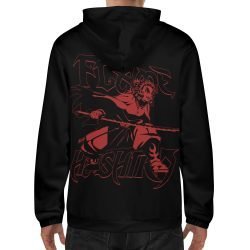 Flame Hashira Hoodie Back Model