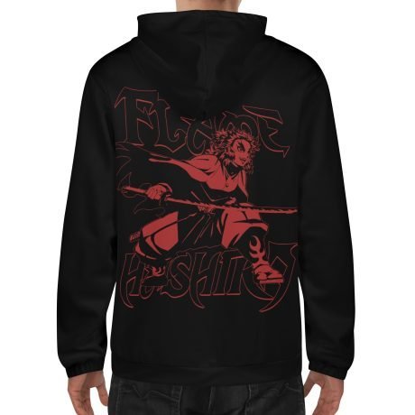 Demon Slayer, Flame Hashira Zip-up Hoodie - Image 3