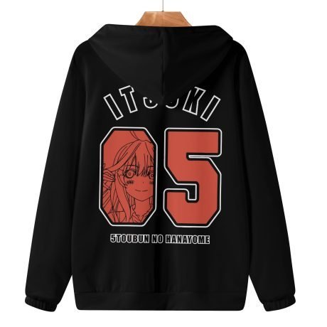 Quintessential Quintuplets Zip-up Hoodie, Itsuki 05