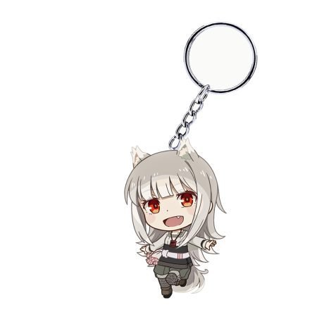 Spice and Wolf Keychain