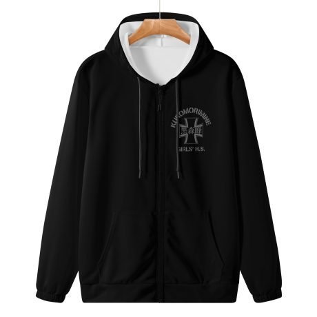 Girls und Panzer Zip-up Hoodie, Kuromorimine - Image 2