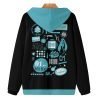 Miku Zip up Hoodie Back