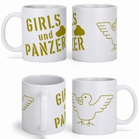 Girls und Panzer Mug, Ahiru Team