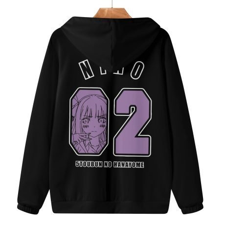 Quintessential Quintuplets Zip-up Hoodie, Nino 02