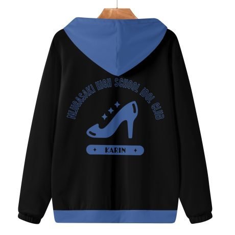 Love Live! Nijigasaki Zip-up Hoodie, Karin Asaka