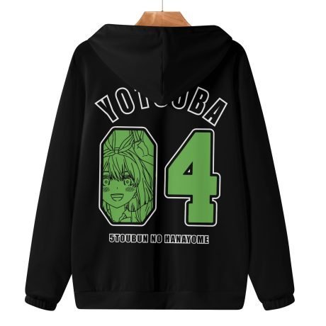 Quintessential Quintuplets Zip-up Hoodie, Yotsuba 04