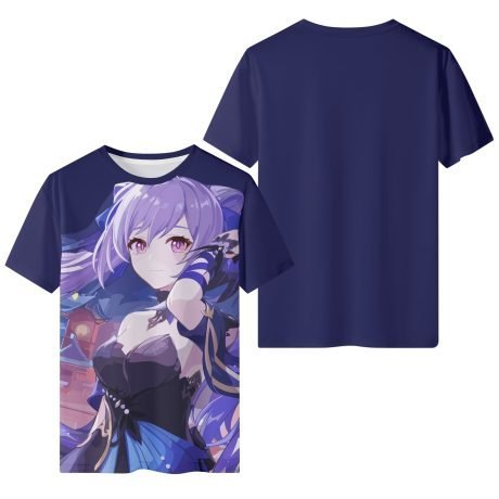 Genshin Impact, Keqing T-Shirt - Image 2