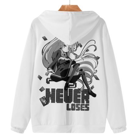 No Game No Life, Never Loses Zip-up Hoodie